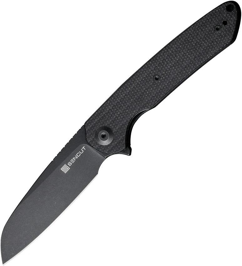 SENCUT Kyril Linerlock Black Micarta S22001-3 by SENCUT