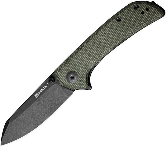 SENCUT Fritch Linerlock Green S22014-1 by SENCUT