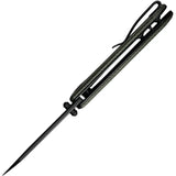 SENCUT Fritch Linerlock - Green Canvas Micarta Handle With 9Cr18MoV Blade, 4 Inch Closed by SENCUT
