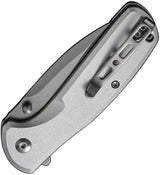 SENCUT ArcBlast Button Lock Knife - Satin Finish 3 Inch 9Cr18MoV Blade Aluminum Handle by SENCUT