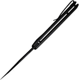 SENCUT GlideStrike Linerlock Knife - Black Stonewashed 9Cr18MoV Blade G10 Handle Thumb Pull by SENCUT