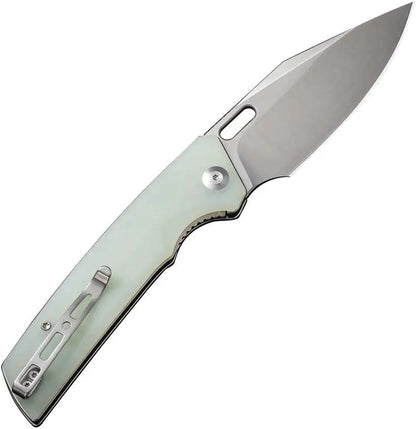 SENCUT GlideStrike Linerlock Jade S23018-2 - Jade G10 Handle With Satin 9Cr18MoV Blade For Everyday Carry by SENCUT
