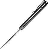 SENCUT GlideStrike Liner Lock Satin 9Cr18MoV Blade Black G10 Handle Thumb Pull Pocket Clip EDC Knife Storage Case by SENCUT