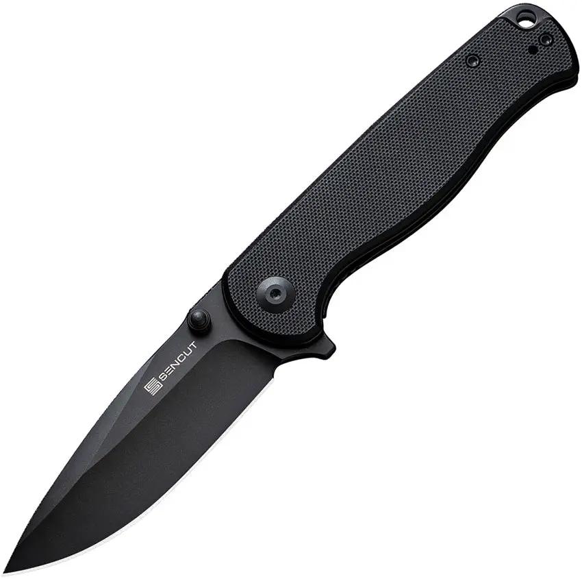 SENCUT Errant Linerlock Black G10 S23054B-1 by SENCUT