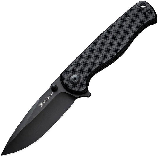 SENCUT Errant Linerlock Black G10 S23054B-1 by SENCUT