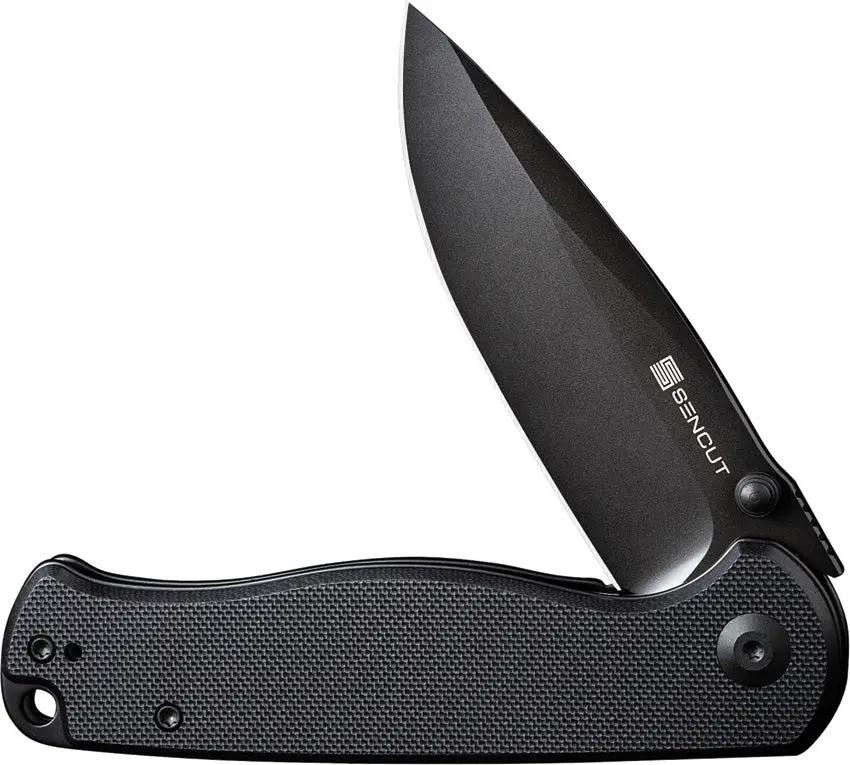 SENCUT Errant Linerlock Black G10 S23054B-1 by SENCUT