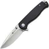 SENCUT Errant Linerlock Black Micarta S23054B-3 by SENCUT