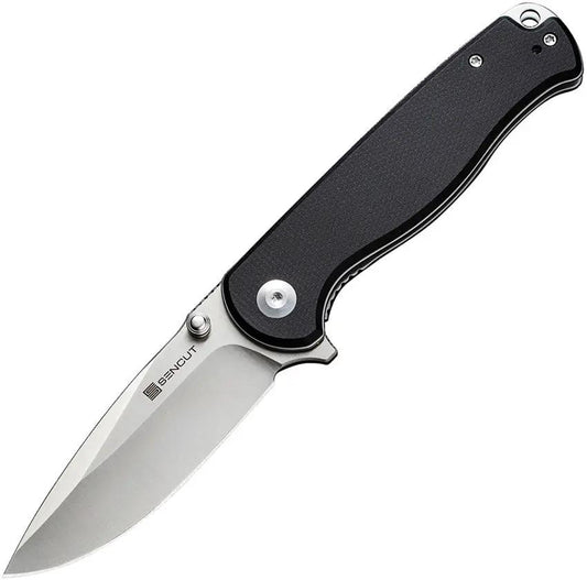 SENCUT Errant Linerlock Black Micarta S23054B-3 by SENCUT