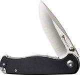 SENCUT Errant Linerlock Black Micarta S23054B-3 by SENCUT