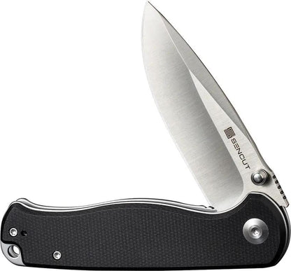 SENCUT Errant Linerlock Black Micarta S23054B-3 by SENCUT