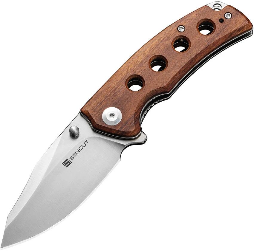 SENCUT Excalis Linerlock Wood S23068-4 by SENCUT