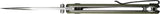 SENCUT Borzam Linerlock - OD Green G10 Handle Satin 9Cr18MoV Blade Extended Tang by SENCUT