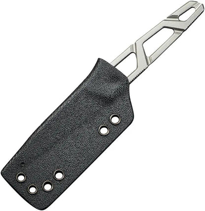 SENCUT TEXO Neck Knife SW S23095-2 - 9Cr18MoV Blade, 5 Inch Overall Skeletonized One Piece Handle Kydex Neck Sheath by SENCUT