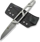 SENCUT TEXO Neck Knife SW S23095-2 - 9Cr18MoV Blade, 5 Inch Overall Skeletonized One Piece Handle Kydex Neck Sheath by SENCUT