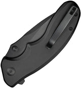 SENCUT Cybrix Button Lock - 9Cr18MoV Stainless Blade Black Stonewash Aluminum Handle by SENCUT
