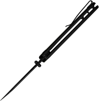SENCUT Draxor Linerlock - 9Cr18MoV Stainless Sheepsfoot Blade With Black And Green G10 Handle by SENCUT