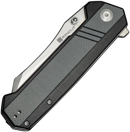 SENCUT Draxor Linerlock Black/Gray S24035-3 by SENCUT