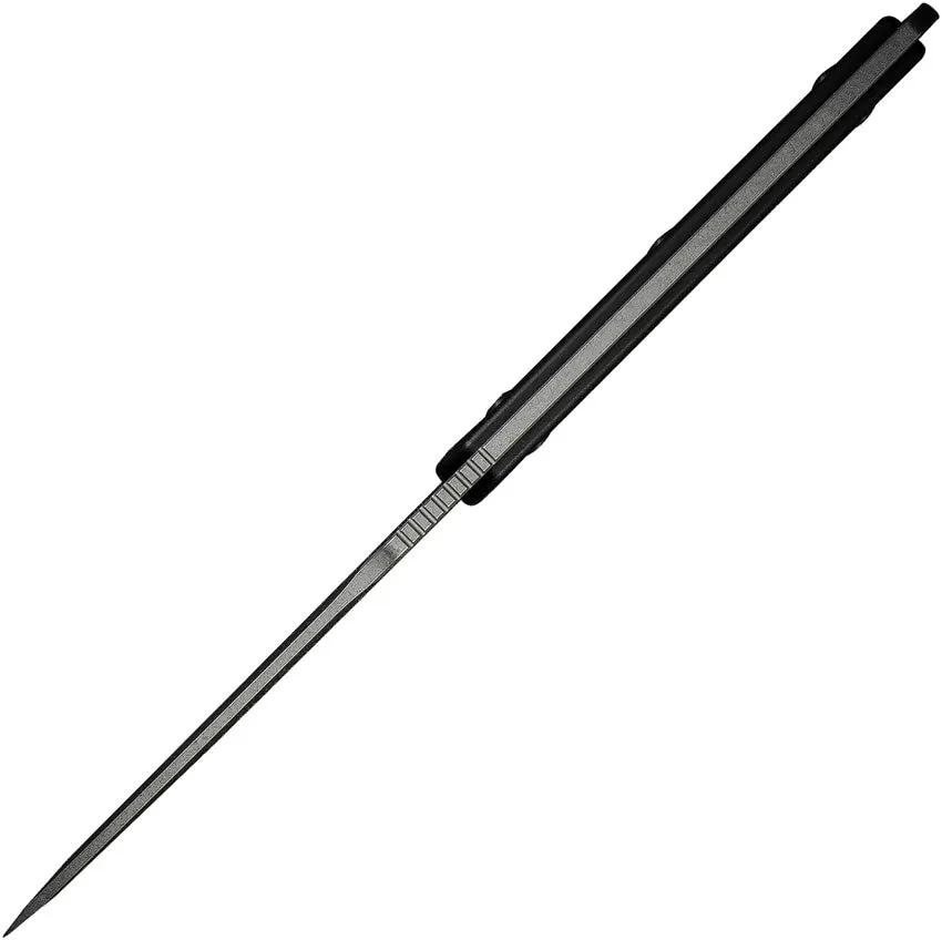 SENCUT Toxodon Fixed Blade - 9Cr18MoV Drop Point, Full Tang, Black G10 Handle, Kydex Sheath by SENCUT
