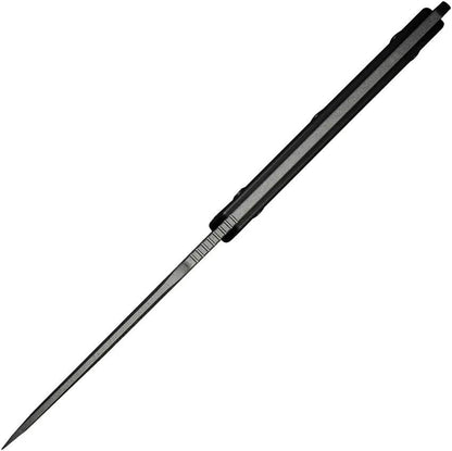 SENCUT Toxodon Fixed Blade - 9Cr18MoV Drop Point, Full Tang, Black G10 Handle, Kydex Sheath by SENCUT