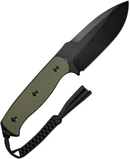 Sencut Toxodon Fixed Blade Od S24036-2 - 9Cr18MoV Blade With Od Green G10 Handle And Full Tang by SENCUT
