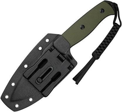 Sencut Toxodon Fixed Blade Od S24036-2 - 9Cr18MoV Blade With Od Green G10 Handle And Full Tang by SENCUT