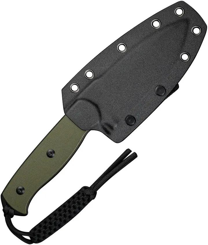 Sencut Toxodon Fixed Blade Od S24036-2 - 9Cr18MoV Blade With Od Green G10 Handle And Full Tang by SENCUT