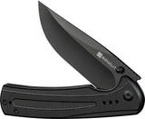 SENCUT Regnator Linerlock - Black G10 Handle and 3.5 Inch 9Cr18MoV Blade with Pocket Clip by SENCUT