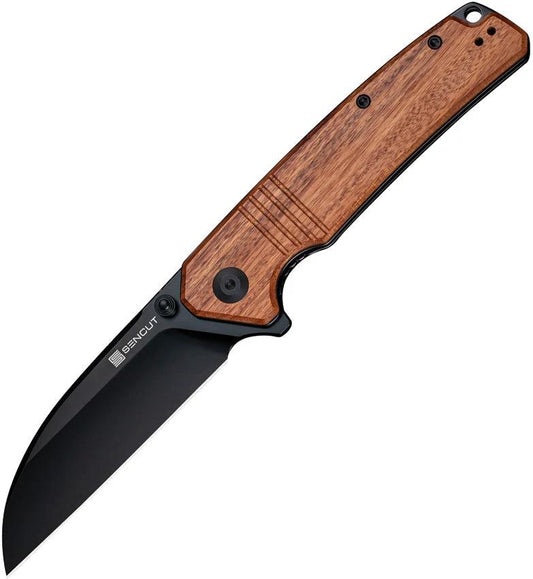 SENCUT Awassi Linerlock Wood S24065-3 by SENCUT
