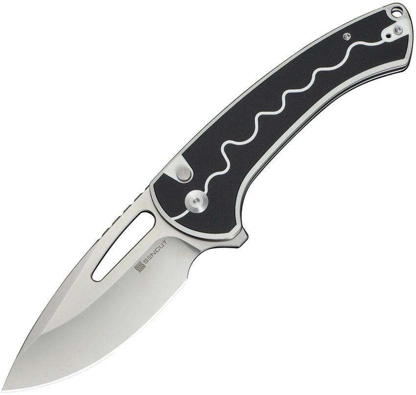 SENCUT Squiggy Button Lock Black S24082A-1 by SENCUT