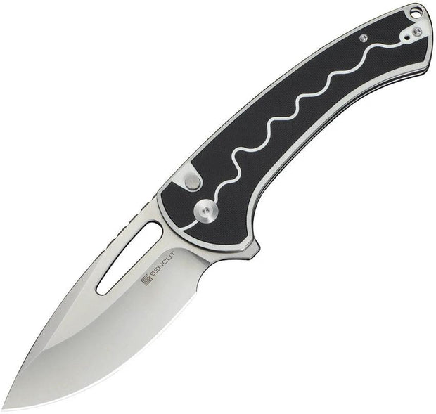 SENCUT Squiggy Button Lock Black S24082A-1 by SENCUT