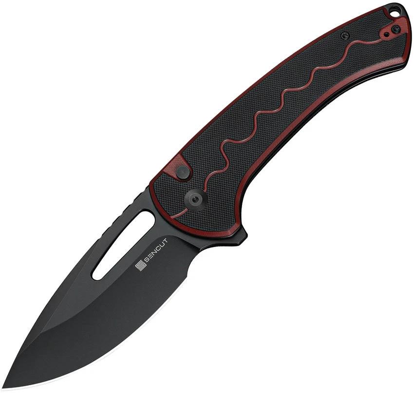 SENCUT Squiggy Button Lock Red S24082A-3 by SENCUT