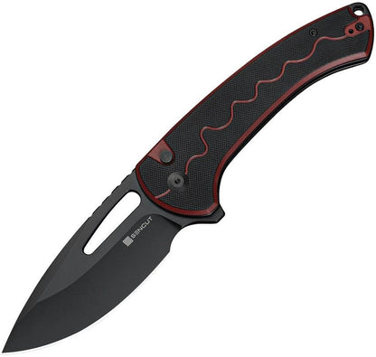 SENCUT Squiggy Button Lock Red S24082A-3 by SENCUT
