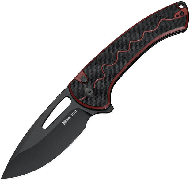 SENCUT Squiggy Button Lock Red S24082A-3 by SENCUT