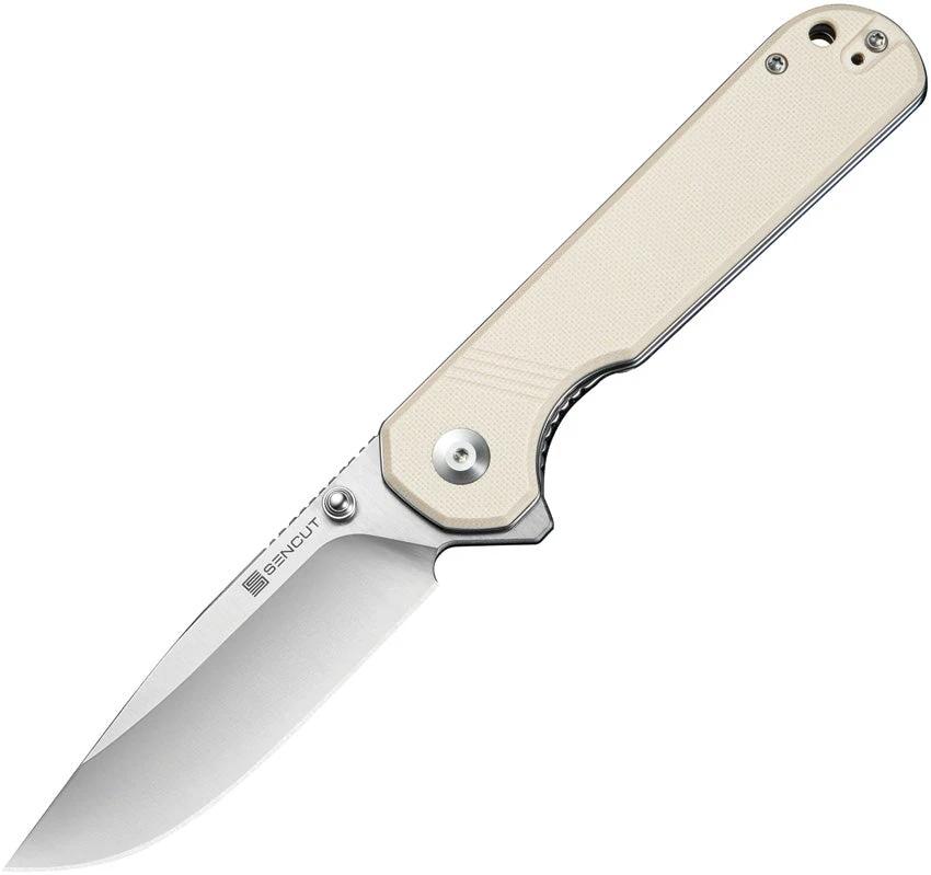 SENCUT Aetheris Linerlock Ivory G10 S24095-1 by SENCUT