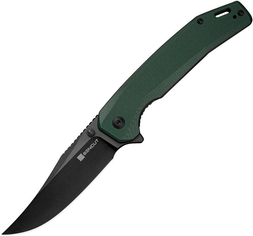 SENCUT Vornix Linerlock Green G10 S250381 by SENCUT