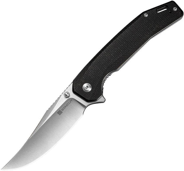 SENCUT Vornix Linerlock Black Micarta S250382 by SENCUT