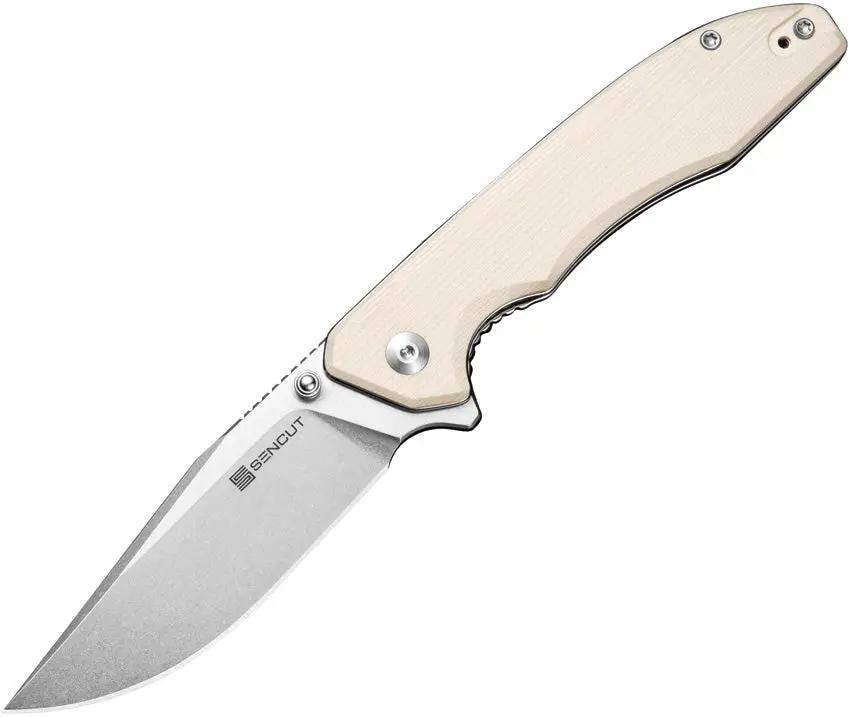 SENCUT Sylor Linerlock Ivory G10 S25056-2 by SENCUT