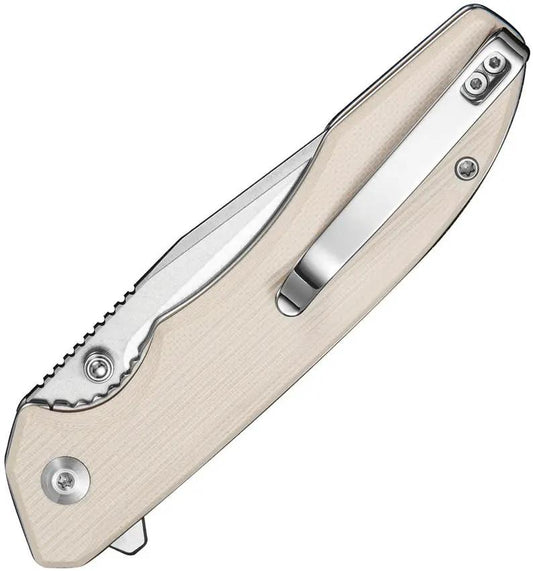 SENCUT Sylor Linerlock Ivory G10 S25056-2 by SENCUT