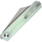 SENCUT Bronte Linerlock Jade G10 SA08C - 9Cr18MoV Blade, Stonewash Finish, Jade G10 Handle by SENCUT