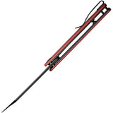 SENCUT Bronte Linerlock Burgundy SA08D by SENCUT