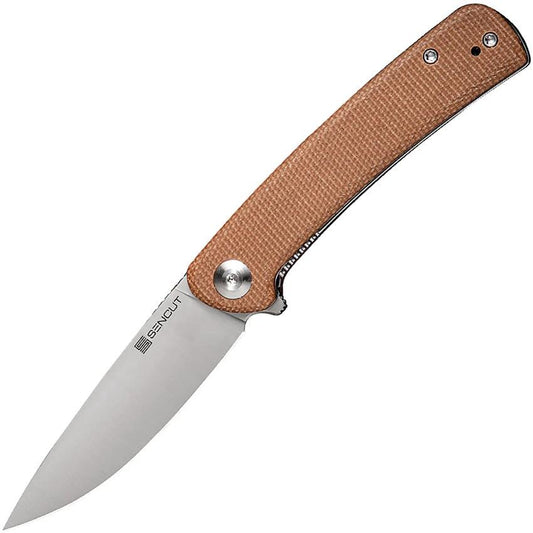 SENCUT Neches Linerlock Brn Micarta SA09D by SENCUT