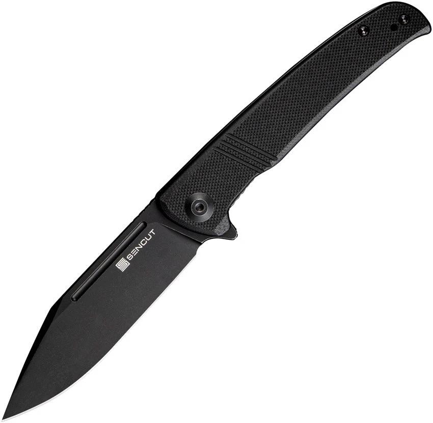 SENCUT Brazoria Linerlock Black G10 SA12A by SENCUT