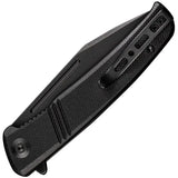 SENCUT Brazoria Linerlock - Black G10 Handle D2 Tool Steel Clip Point Knife With Pocket Clip by SENCUT