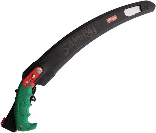 Samurai Ichiban Curved Saw 330mm 13114 - Stainless Blade With Tri Edge Teeth And Rubberized Handle by Samurai