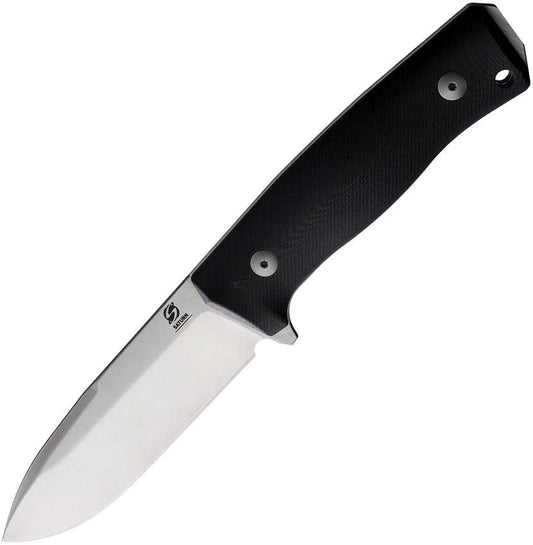 Saturn Knives Mimas Fixed Blade Black MIMAS-BLACK-1 by Saturn Knives