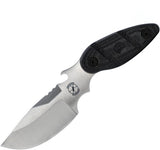 Sniper Bladeworks Skinner Satin/Black SKINNERBLKSAT by Sniper Bladeworks