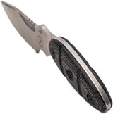 Sniper Bladeworks Skinner Satin/Black - Satin Finish Drop Point Blade With Full Tang And SUJ2 Steel by Sniper Bladeworks
