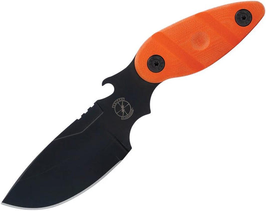 Sniper Bladeworks Skinner Black/Orange SKINNERORGBLK by Sniper Bladeworks