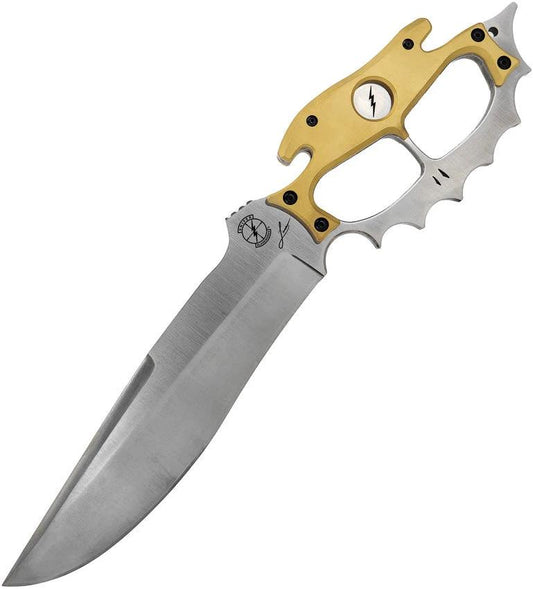 Sniper Bladeworks British Death Head Bowie BDHBRZSAT by Sniper Bladeworks