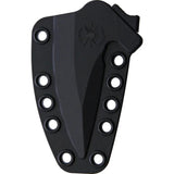 Spartan Blades Enyo Fixed Blade - One-Piece Construction For Durability, Black AUS-8A Steel Coated, 6.25in Overall by Spartan Blades